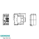 کنتاکتور زیمنس 110 آمپر 55 کیلو وات 230V AC