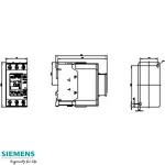 کنتاکتور زیمنس 80 آمپر 37 کیلو وات 110V AC